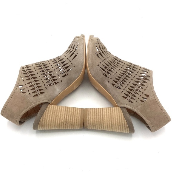 Jeffrey Campbell Leather Open Toe Heel Sandals 8 - Picture 9 of 14